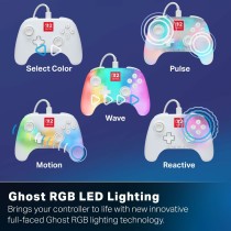 Manette Pro pour Nintendo Switch + Câble USB Powera NSGP0524-01 Blanc