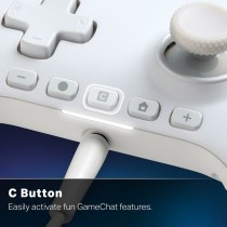 Manette Pro pour Nintendo Switch + Câble USB Powera NSGP0524-01 Blanc