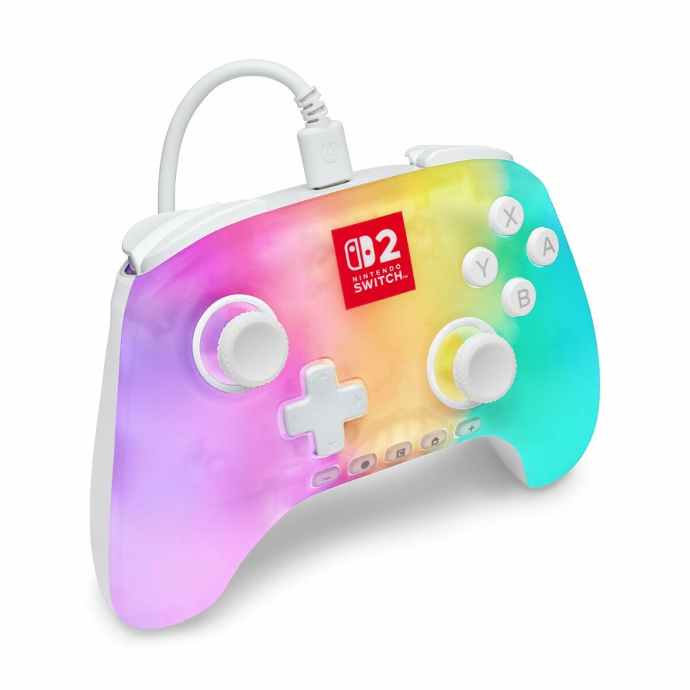 Manette Pro pour Nintendo Switch + Câble USB Powera NSGP0524-01 Blanc