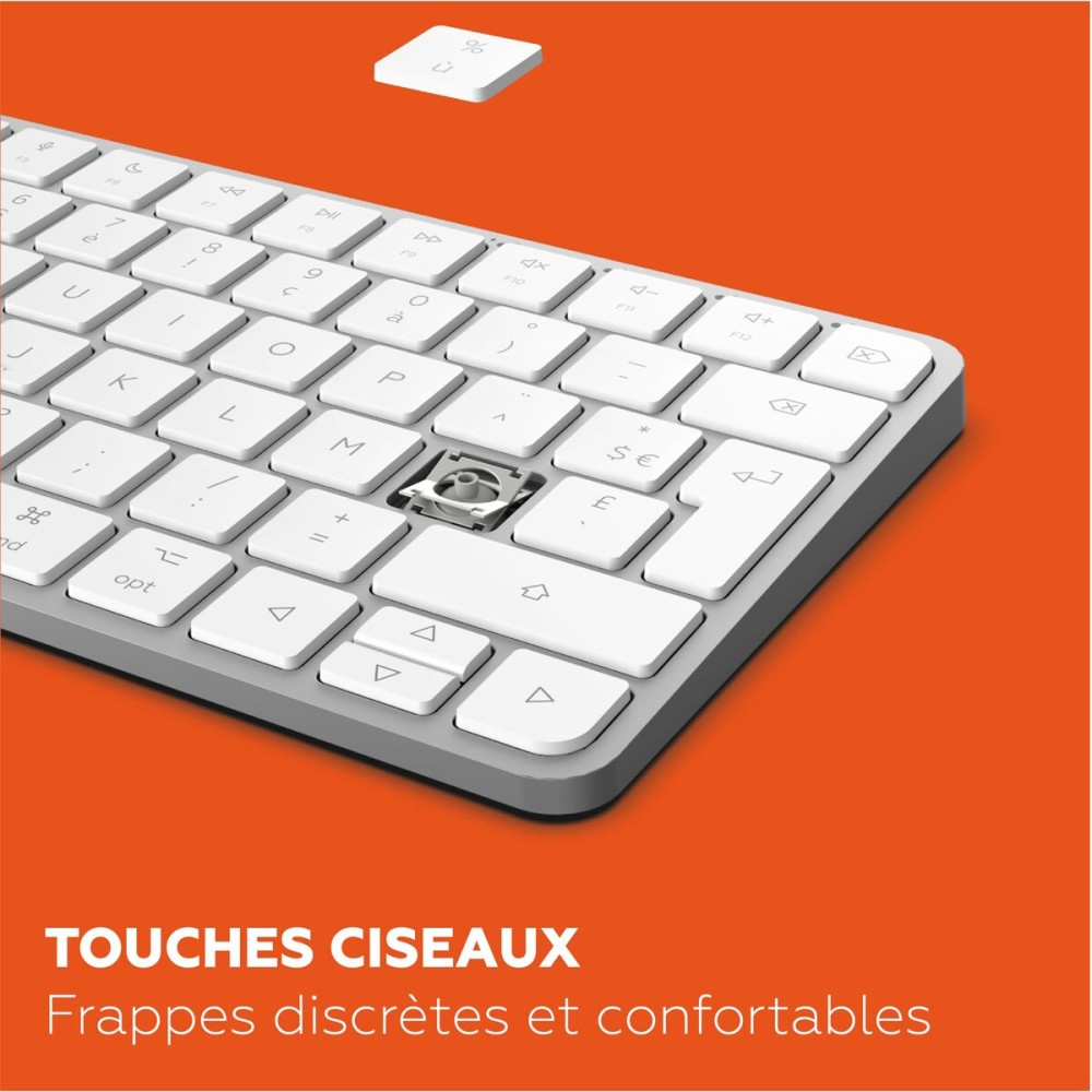 Clavier Mobility Lab KMP2000W Mini Blanc