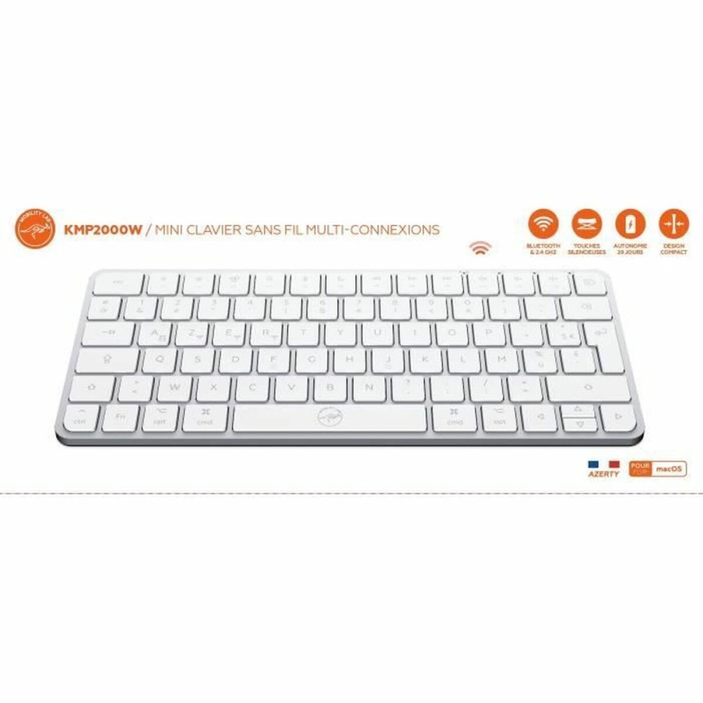 Tastatur Mobility Lab KMP2000W Mini Weiß