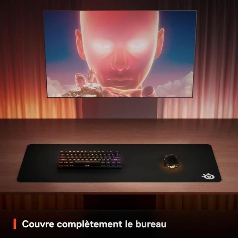 Mousepad SteelSeries SteelSeries QcK XXL Schwarz 90 x 40 cm
