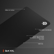 Tapis de Souris SteelSeries SteelSeries QcK XXL Noir 90 x 40 cm