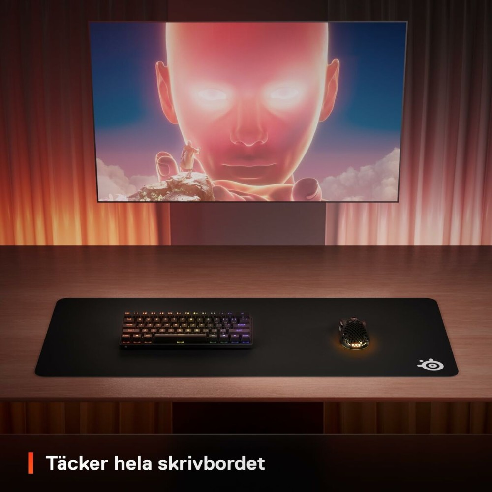 Tapis de Souris SteelSeries SteelSeries QcK XXL Noir 90 x 40 cm
