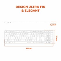 Tastatur Mobility Lab KMP2000W Weiß