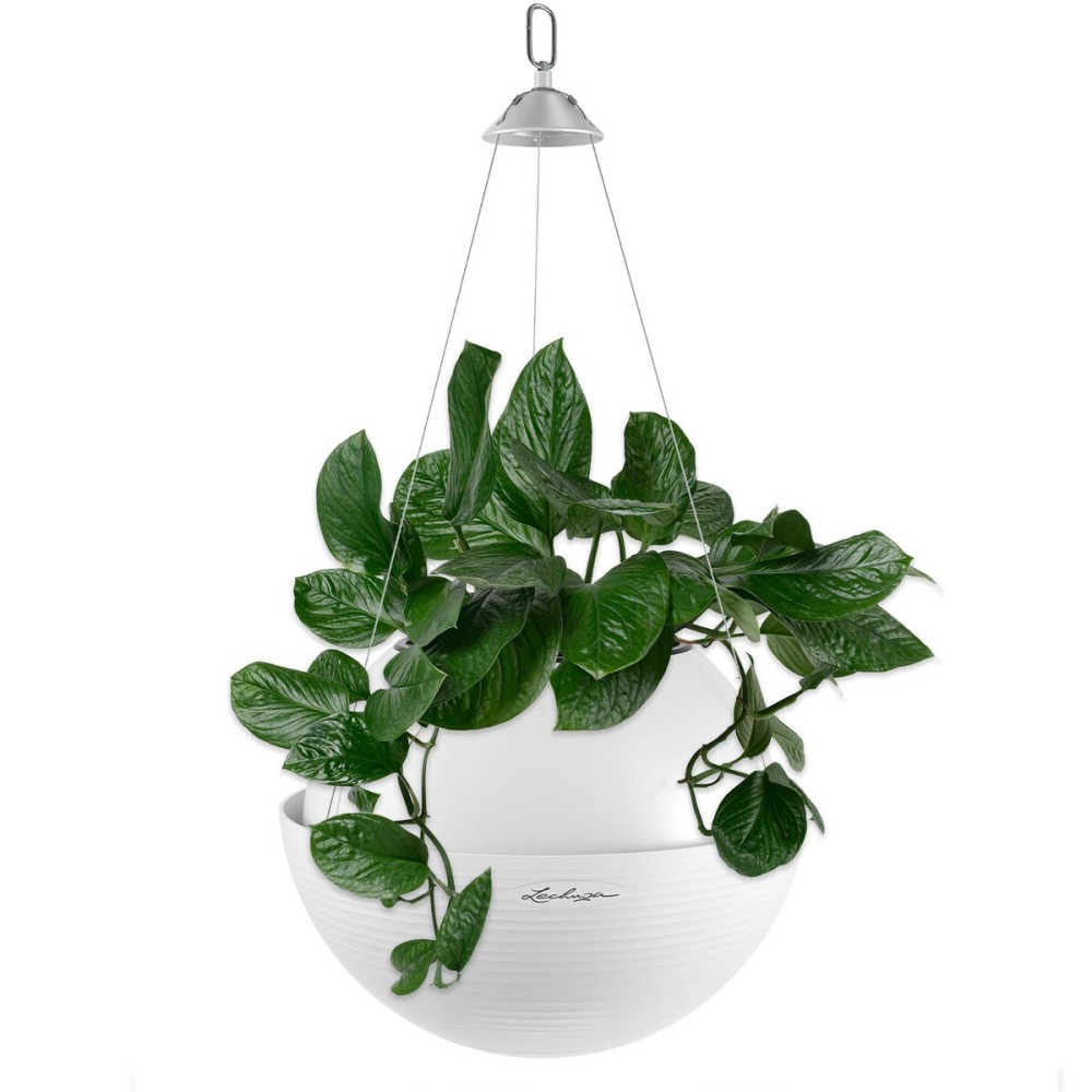 Blumentopf Lechuza Weiß Kunststoff