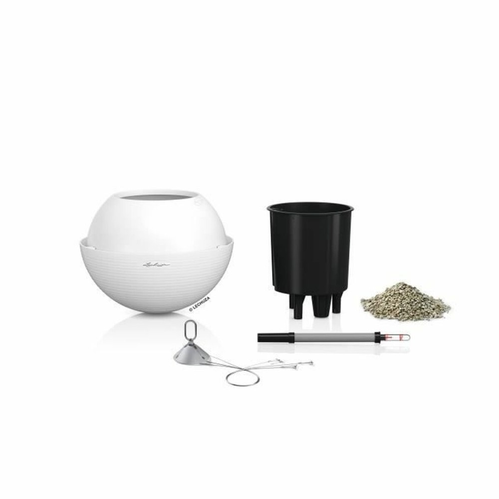 Blumentopf Lechuza Weiß Kunststoff