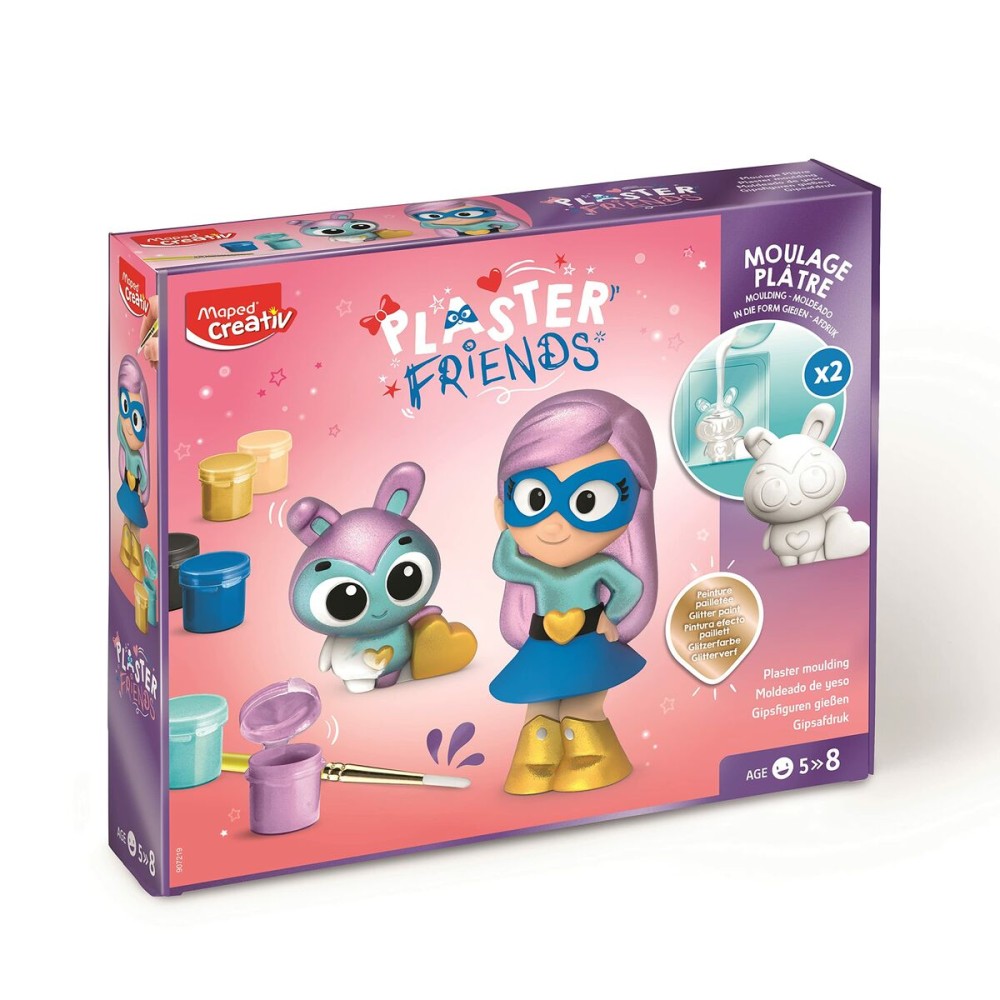 Pâte à modeler Maped Plaster Friends Moulé