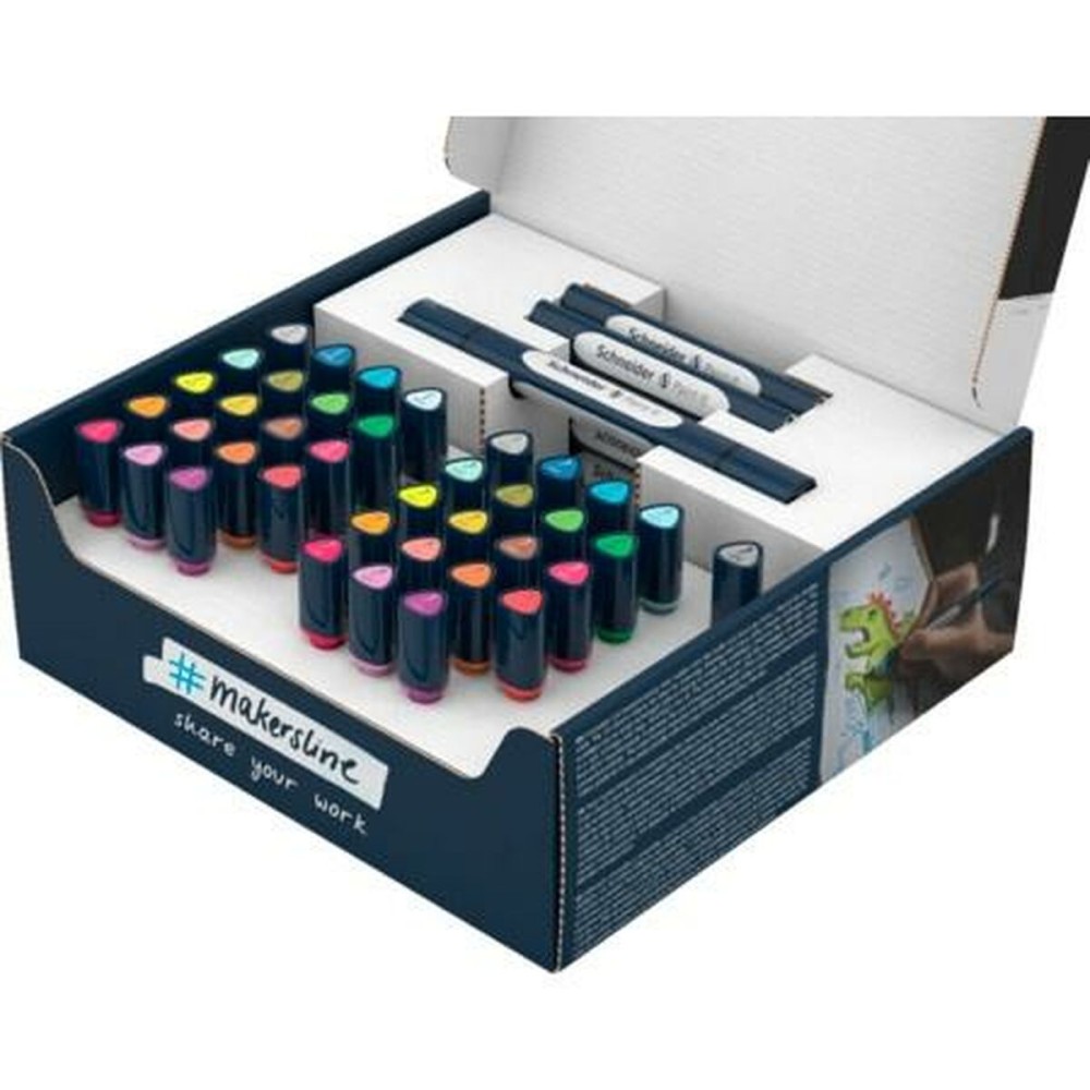 Set of Felt Tip Pens Schneider PAINT-IT 040 Multicolour 52 Pieces