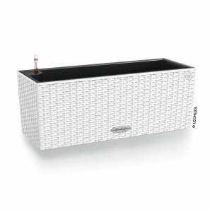 Plant pot Lechuza White Black polypropylene