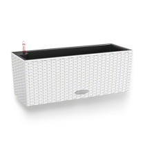 Plant pot Lechuza White Black polypropylene