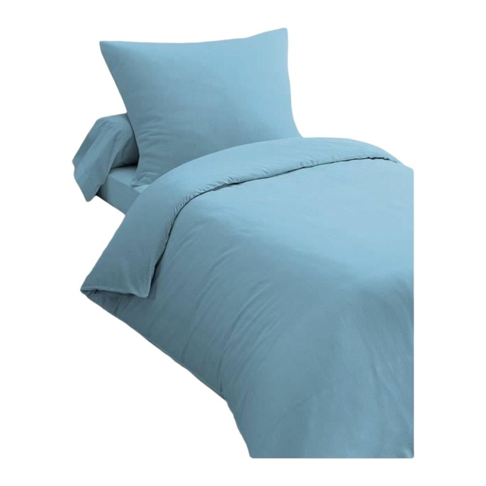 Bettbezug-Set HOME LINGE PASSION Himmelsblau Double size 2 Stücke