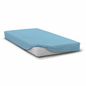 Spannbetttuch HOME LINGE PASSION Hellblau King size 180 x 200 + 30 cm