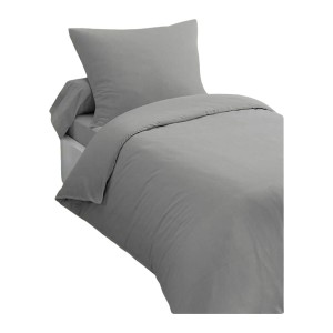 Bettbezug-Set HOME LINGE PASSION Hellgrau Double size 2 Stücke