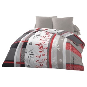 Bettbezug-Set HOME LINGE PASSION SHIZUOKA Blau King size 3 Stücke