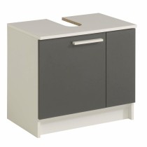 Under Sink Cabinet Versa White Grey Wood Melamin 59 x 38 x 53,5 cm