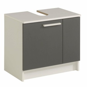 Under Sink Cabinet Versa White Grey Wood Melamin 59 x 38 x 53,5 cm