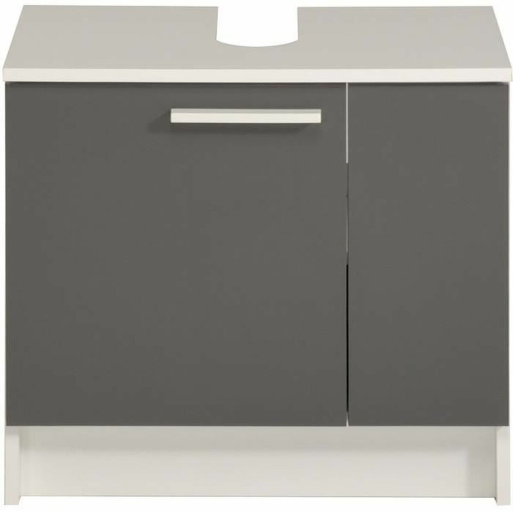 Under Sink Cabinet Versa White Grey Wood Melamin 59 x 38 x 53,5 cm