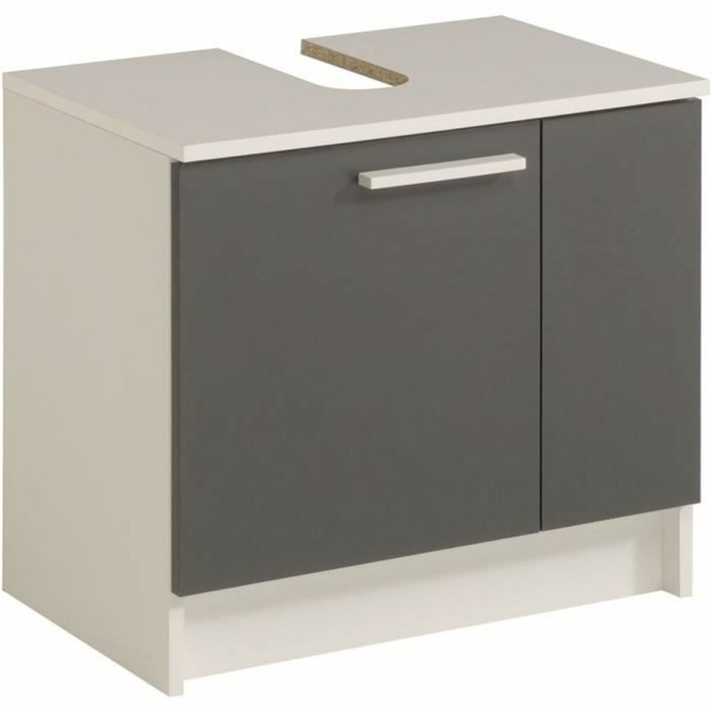Waschtischunterschrank unter dem Waschbecken Versa Weiß Grau Holz Melamine 59 x 38 x 53,5 cm