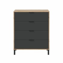 Commode Marron Noir 77,5 x 40 x 93,5 cm