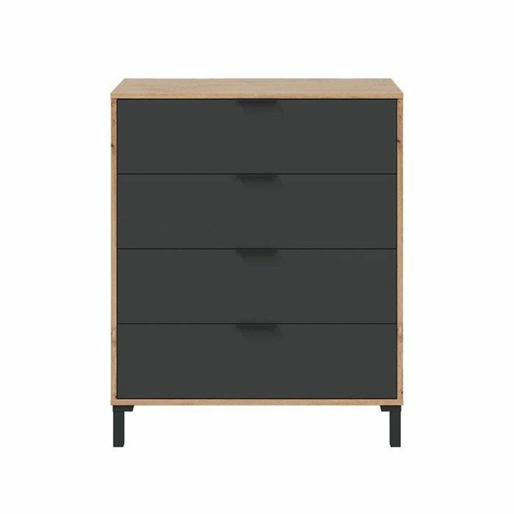 Commode Marron Noir 77,5 x 40 x 93,5 cm