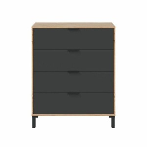 Commode Marron Noir 77,5 x 40 x 93,5 cm