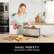 Toaster NINJA Silberfarben 1200 W 3 in 1