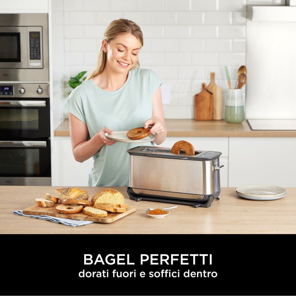 Toaster NINJA Silberfarben 1200 W 3 in 1