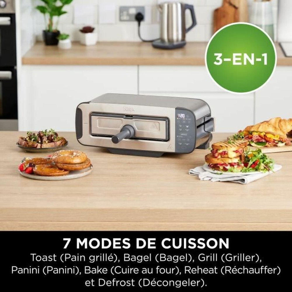 Toaster NINJA Silberfarben 1200 W 3 in 1