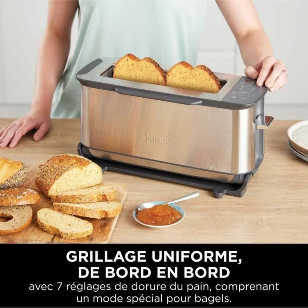 Toaster NINJA Silberfarben 1200 W 3 in 1