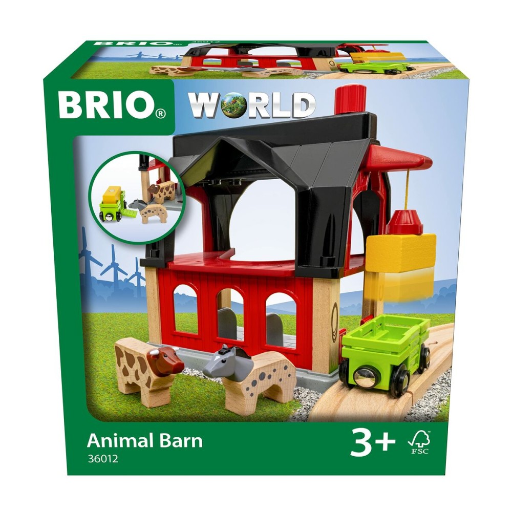 Ensemble de jouets Ravensburger Animal barn Bois