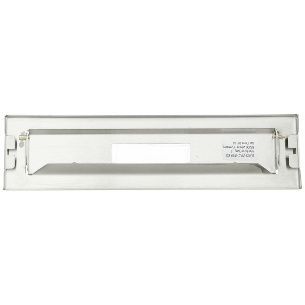 Plaques de boîtes aux lettres Burg-Wachter Argenté Acier inoxydable