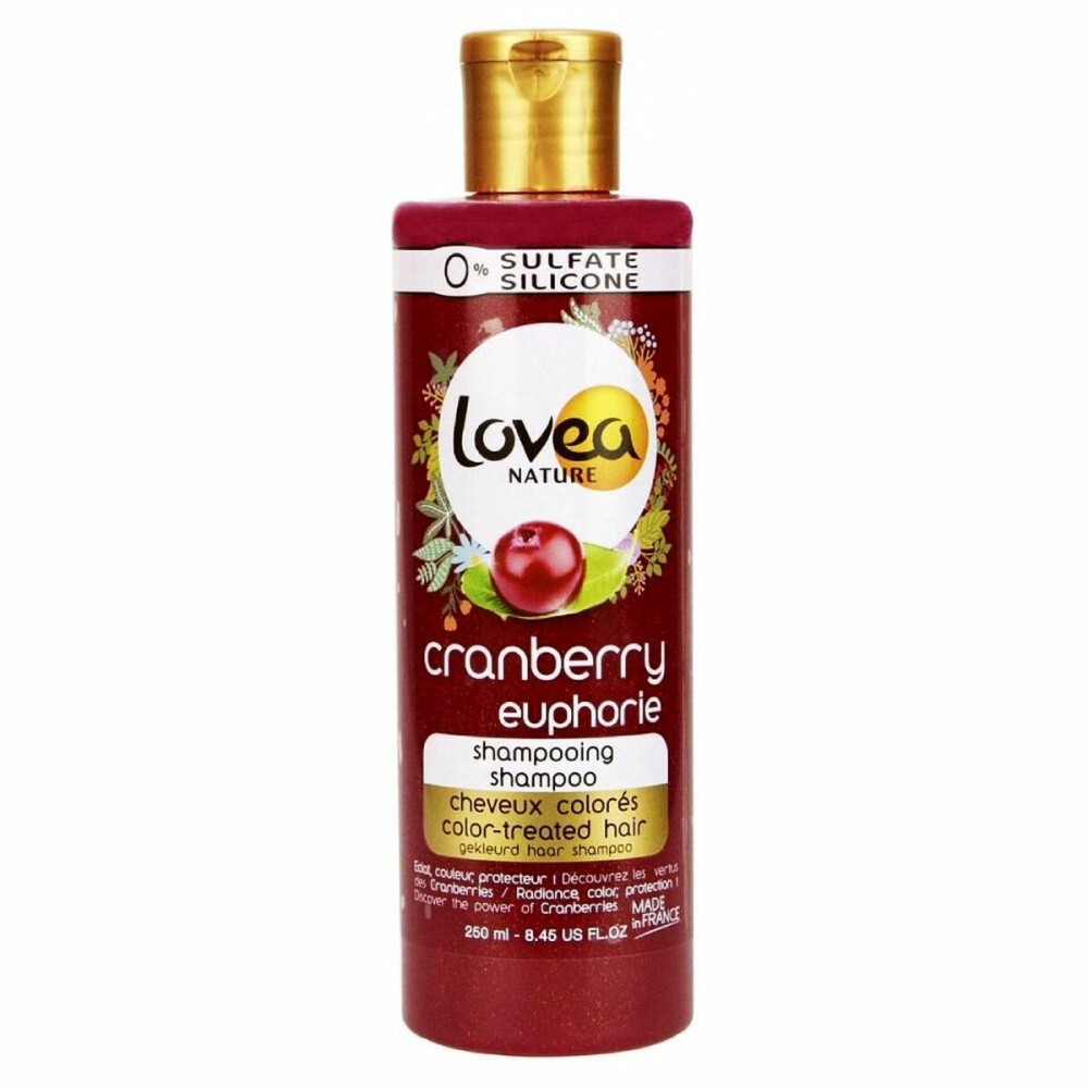 Shampoing pour Cheveux Teints Lovea Nature Cranberry Euphorie (250 ml)