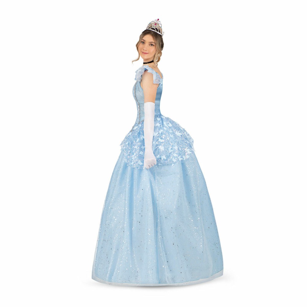 Verkleidung für Erwachsene My Other Me Blau Prinzessin (3 Stücke)