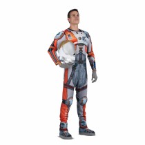 Costume for Adults My Other Me Silver Astronaut (4 Pieces)