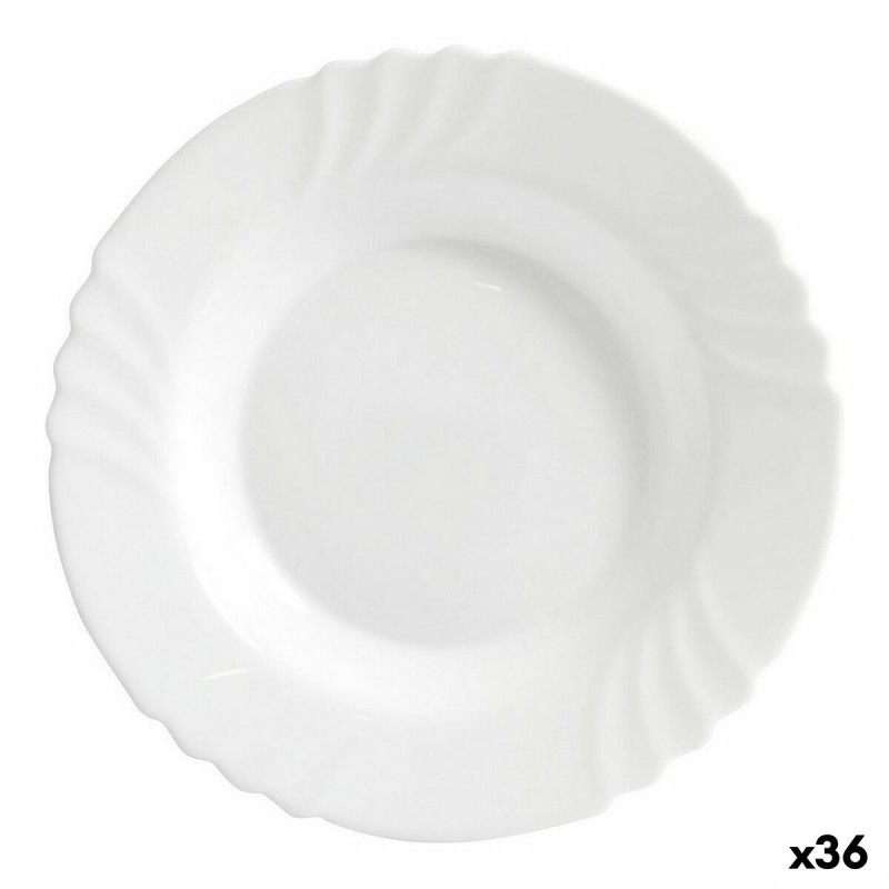 Deep Plate Bormioli Ebro Ø 23 x 3 cm (36 Units)