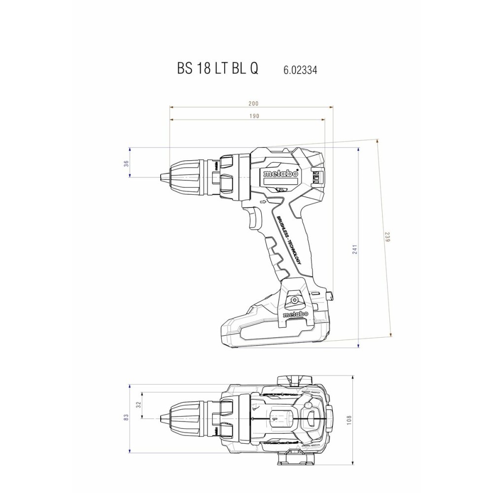 Electric screwdriver Metabo 900 W 34 Nm