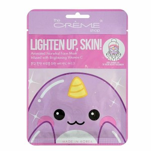 Gesichtsmaske The Crème Shop Lighten Up, Skin! Narwhal (25 g)