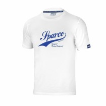 Men’s Short Sleeve T-Shirt Sparco Vintage L White