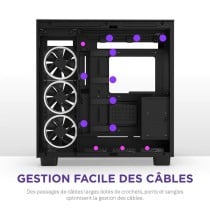 ATX Semi-tower Box NZXT H9 Elite Black