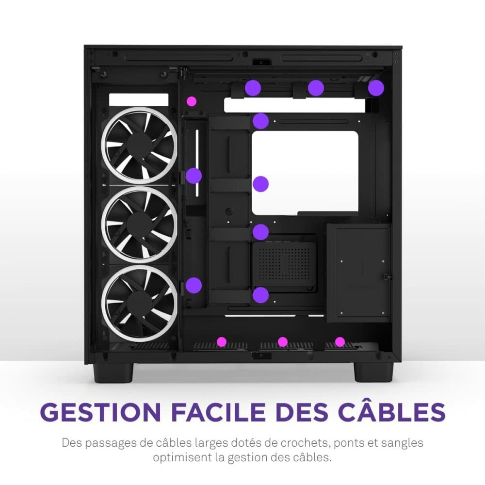 Boîtier ATX semi-tour NZXT H9 Elite Noir