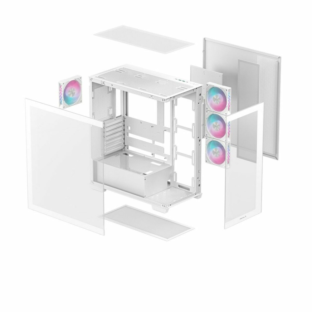 Boîtier ATX semi-tour DEEPCOOL R-CG580-WHADA4-G-1 Blanc