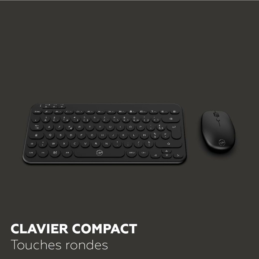 clavier et souris Mobility Lab CP420W Mini Noir AZERTY