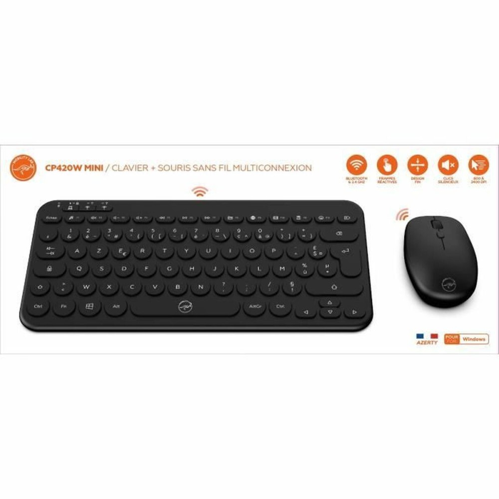 clavier et souris Mobility Lab CP420W Mini Noir AZERTY
