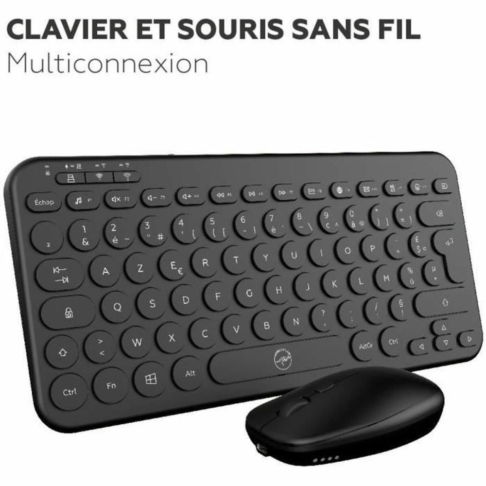 clavier et souris Mobility Lab CP420W Mini Noir AZERTY