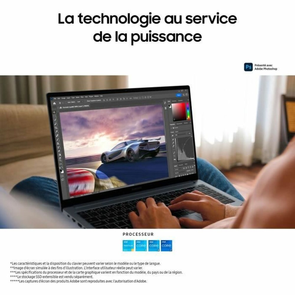 Ordinateur Portable Samsung 15,6" 1.3 GHz Intel Core i5-1335U 8 GB RAM 256 GB SSD