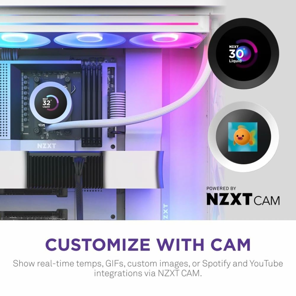 Kit de refroidissement liquide NZXT RL-KR360-W2 Kraken Plus 360 RGB