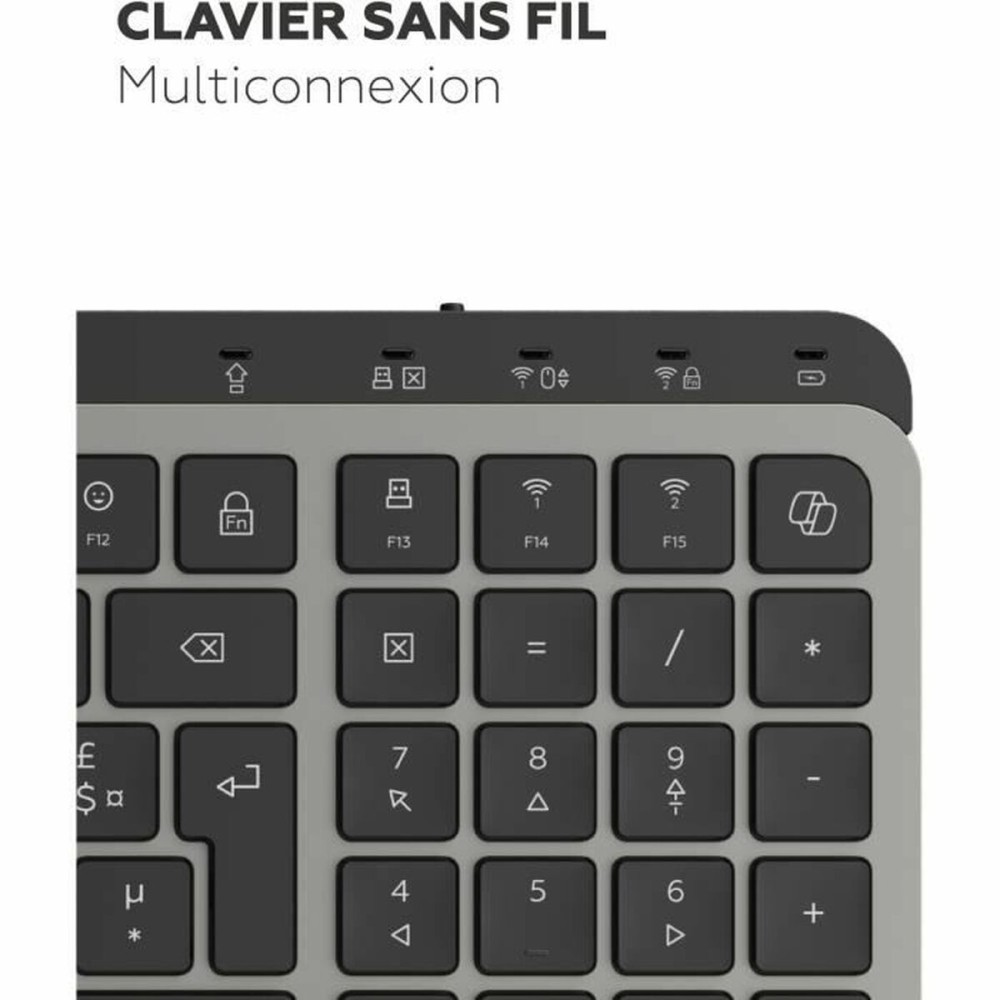 Keyboard Mobility Lab KP450W Compact Black Grey