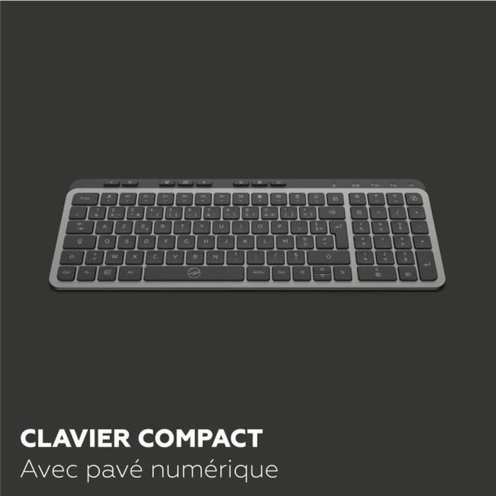 Keyboard Mobility Lab KP450W Compact Black Grey