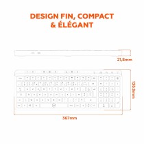 Keyboard Mobility Lab KP450W Compact Black Grey
